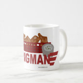 Wingman-Militär schaut Huhn-Slogan Kaffeetasse (VorderseiteRechts)
