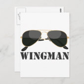Wingman Postkarte (Vorne/Hinten)