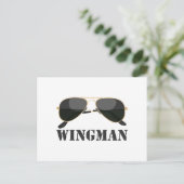 Wingman Postkarte (Stehend Vorderseite)