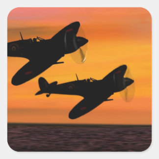 WINGMAN. QUADRATISCHER AUFKLEBER