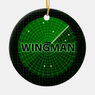 Wingman-Radar-Verzierung Keramikornament