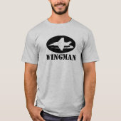 Wingman t Shirt für den Trauzeuge-Bräutigam bei de (Vorderseite)