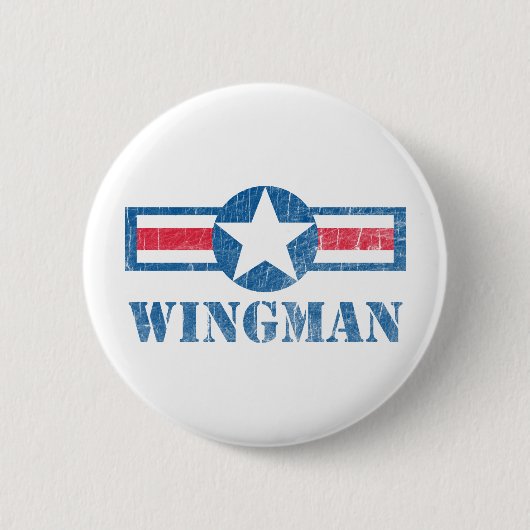 Wingman Vintag Button (Vorderseite)