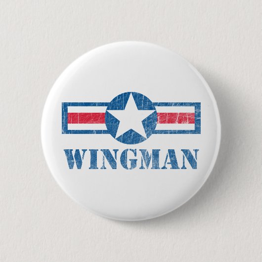 Wingman Vintage Button (Vorderseite)