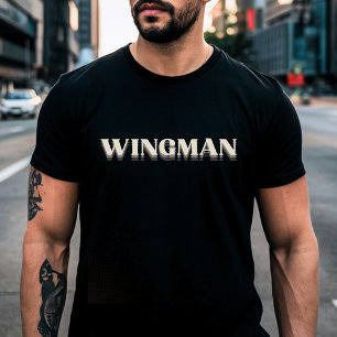 Wingman Vintage - Minimalistische Aussage  T-Shirt