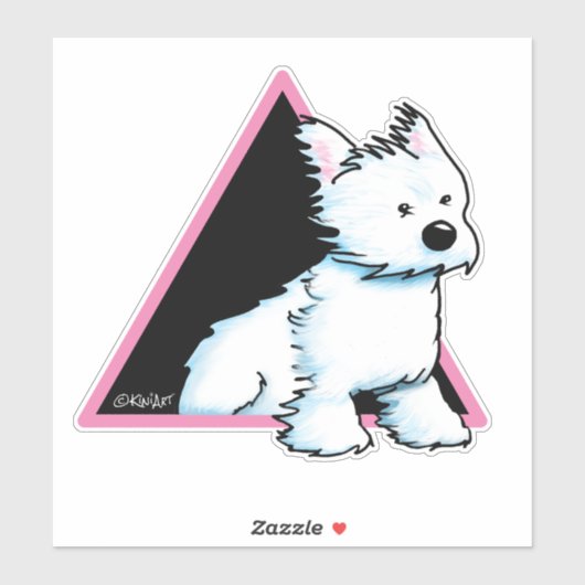 Wingman WESTIE Sticker (Blatt)