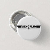 Wingman Wings Logo Button (Vorne & Hinten)