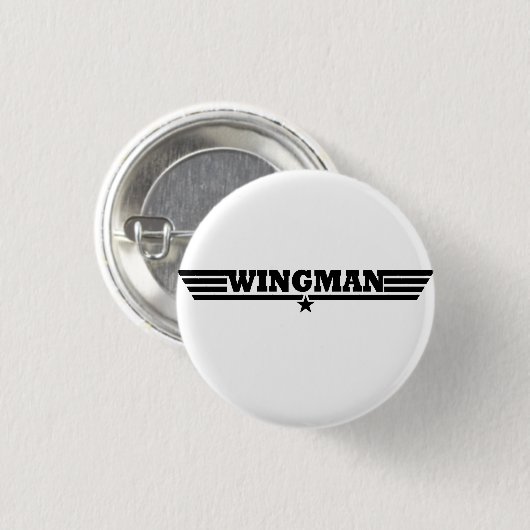 Wingman Wings Logo Button (Vorne & Hinten)