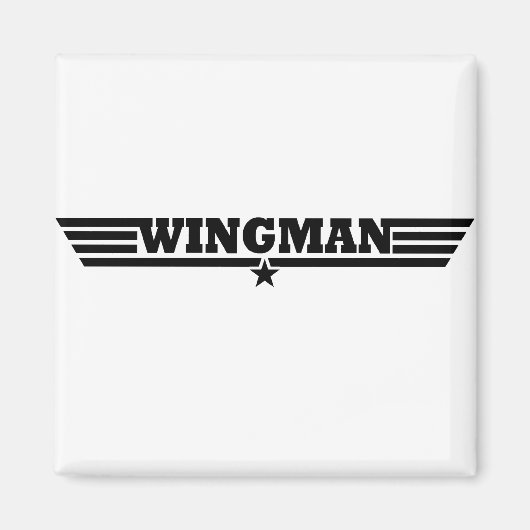 Wingman Wings Logo Magnet (Vorne)
