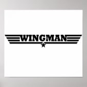 Wingman Wings Logo Poster (Vorne)