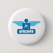Wingmanpilotentwurf Button (Vorderseite)