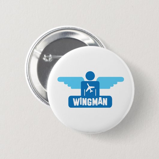 Wingmanpilotentwurf Button (Vorne & Hinten)