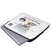 Wings4paws - Laptop-Sieb 13" Laptopschutzhülle (Vorne Knopf)