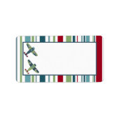 Wings Airplane-Mailadresse-Etikett Adressaufkleber (Vorne)