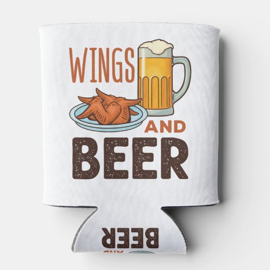 Wings and Bierhühner Wings Drinken Dosenkühler (Rückseite)