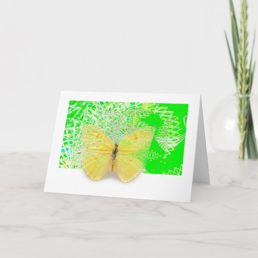 Wings Butterfly Card Karte (Vorderseite)