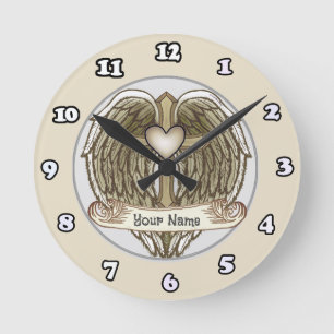 Wings Cross Herz Uhr