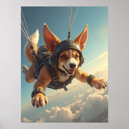 Wings, Ears, And Wags Take Flight Poster (Vorne)