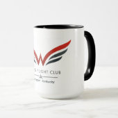Wings Flight Club Coffee Mug Tasse (VorderseiteRechts)