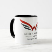 Wings Flight Club Small Mug Tasse (Vorderseite Links)