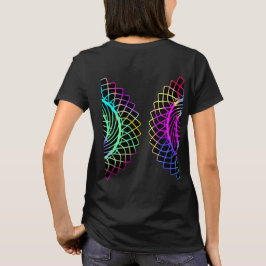 Wings Mandala Colorful Faith Spirit Galaxy Fun T-Shirt