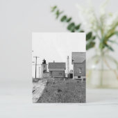 Wings Neck Lighthouse Postkarte (Stehend Vorderseite)