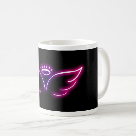Wings Neon Kaffeetasse (VorderseiteRechts)