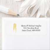 Wings of Angels Weddings Invite Labels Stickers (Insitu)