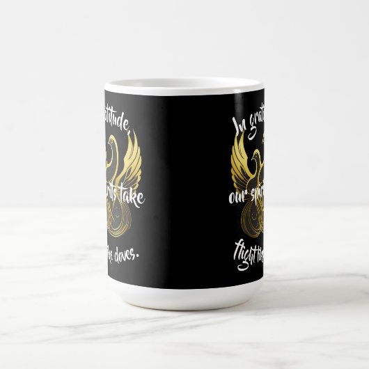 Wings of Appreciation Coffee Tasse (Mittel)
