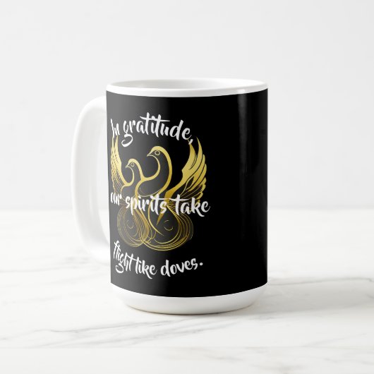 Wings of Appreciation Coffee Tasse (Vorderseite Links)