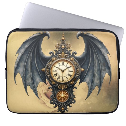 Wings of Eternity – The Timeless Guardian. Laptopschutzhülle (Vorderseite)