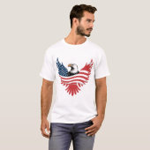Wings of Freedom – American Eagle USA T-Shirt (Vorne ganz)