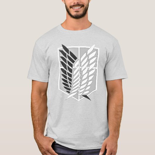 Wings of Freedom — Survey Corps Emblem Tee (Vorderseite)