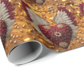 "Wings Of Love" Geschenkpapier (Rolleneckpunkt)