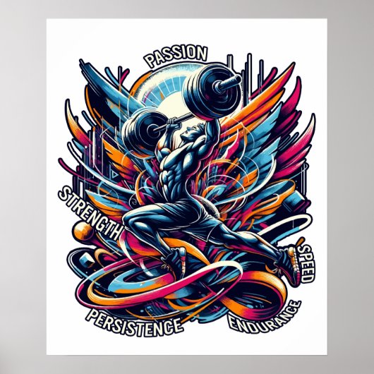 Wings of Strength Passion Power and Persistenz Poster (Vorne)