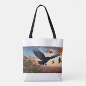 Wings of the Wind: The Crow and the Sparrow Tasche (Rückseite)