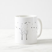 Wings of Tranquility – A Minimalist Nature Escape Kaffeetasse (VorderseiteRechts)