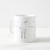 Wings of Tranquility – A Minimalist Nature Escape Kaffeetasse (Vorderseite Links)