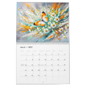 Wings & Petals – Modern Butterflies in Bloom 2026 Kalender (Mär 2027)