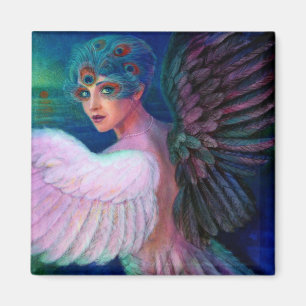 Wings Pfau-Dame von Dualität Magnet