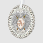 Wings Schwert Monogramm Ornament (Vorderseite)