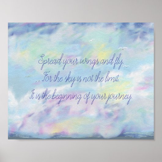 Wings und Fly Poster verbreiten (Vorne)