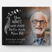 Wings waren fertig Foto für Familiennachweise Fotoplatte (Vorderseite)