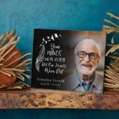 Wings waren fertig Foto für Familiennachweise Fotoplatte (Seite)