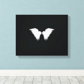 Wings Wrapped Canvas Leinwanddruck (Insitu (Holzboden))