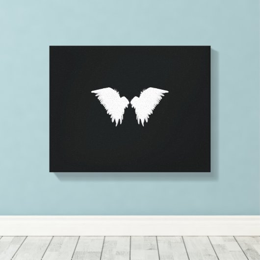 Wings Wrapped Canvas Leinwanddruck (Insitu (Holzboden))