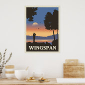 Wingspan Board Game Minimalistisch Travel Style Ga Poster (Küche)