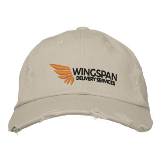 WINGSPAN-Logo-Umrandung Bestickte Baseballkappe