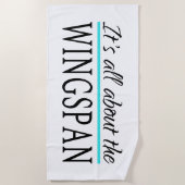 Wingspan Strandtuch (Vorderseite)