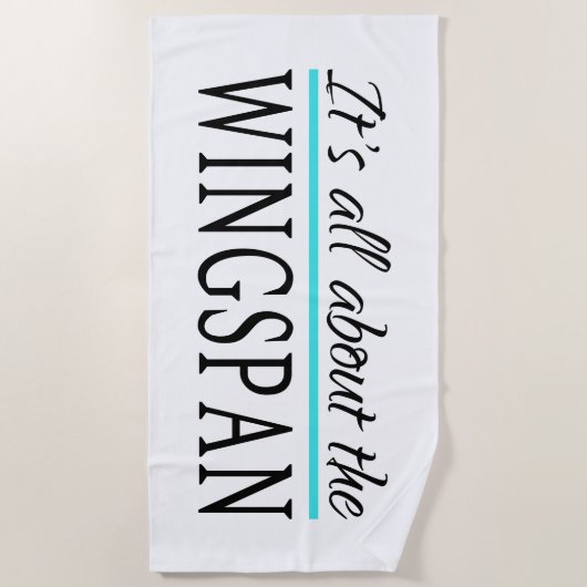 Wingspan Strandtuch (Vorderseite)